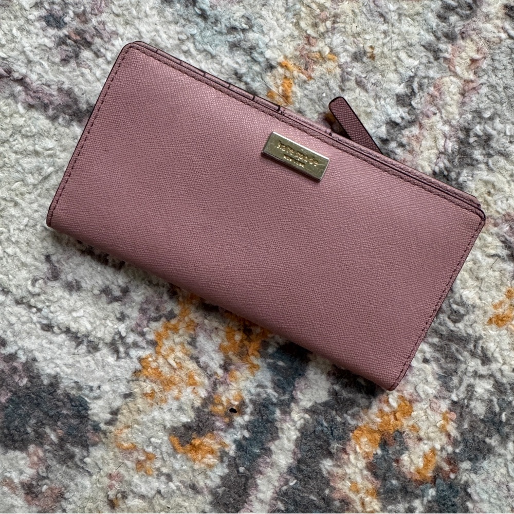 Kate Spade mauve pink wallet